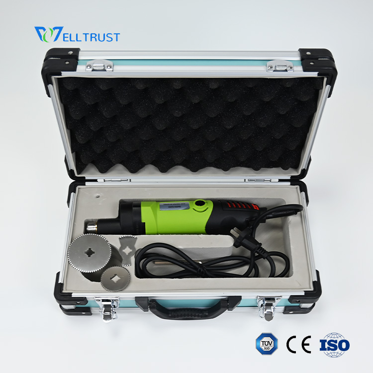 P150 veterinary plaster cutting saw for cast removal with multiple blade accessories